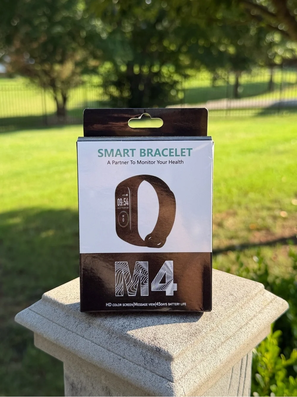 M4 Fitness Tracker - Black